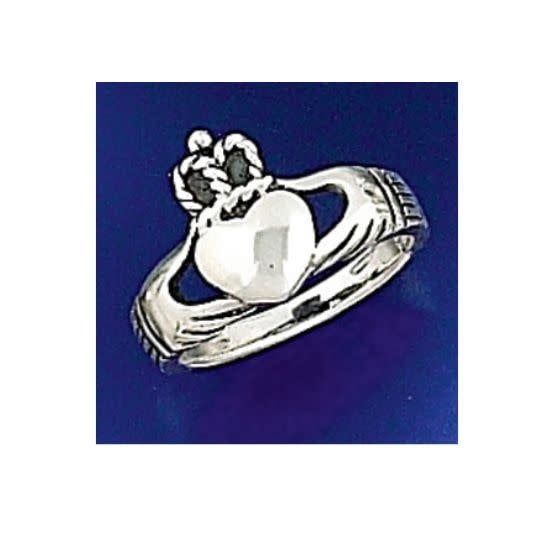 Claddagh Ring - Size 8 Sterling Silver