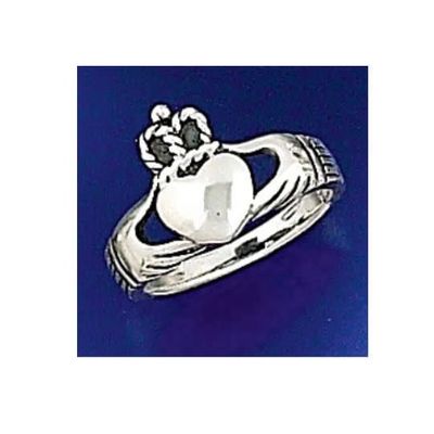 Claddagh Ring - Size 8 Sterling Silver