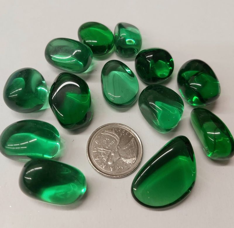 Green Obsidian / Gaia Stone Tumbled