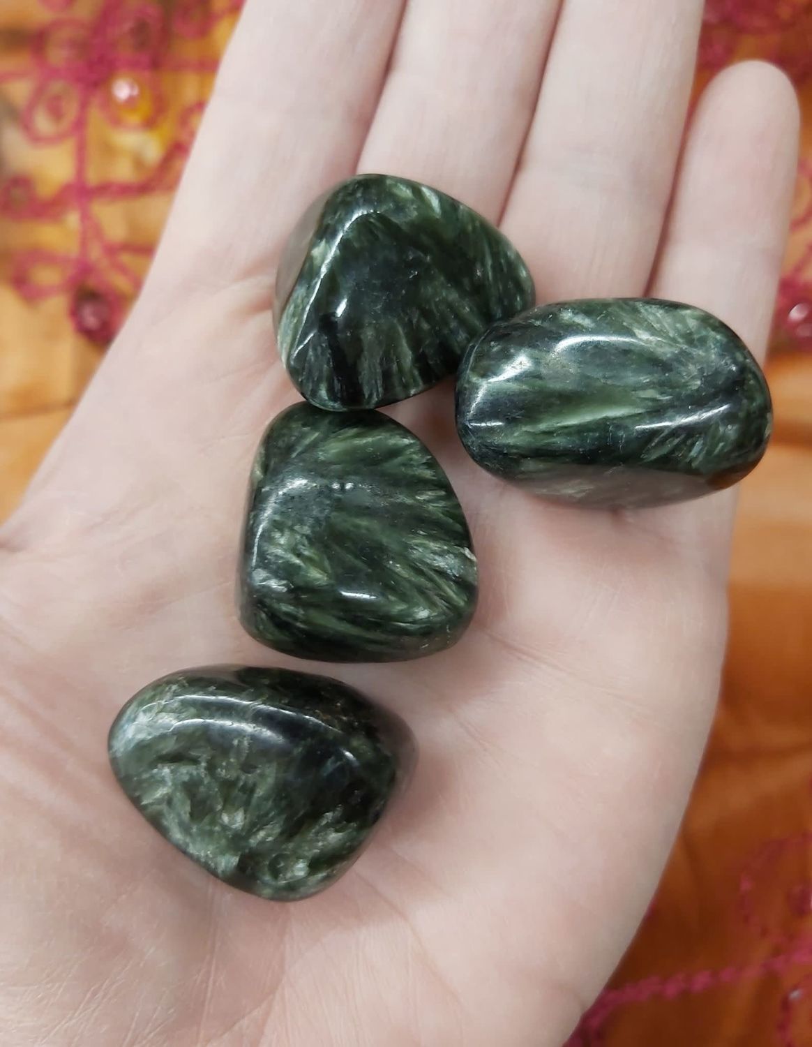 Seraphinite Tumbled Large $28