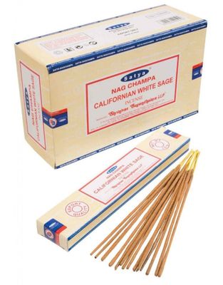 Californian White Sage SATYA Incense Sticks - 15g