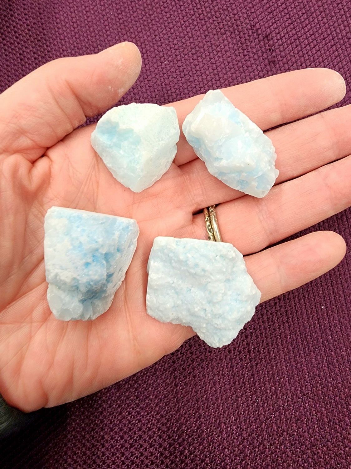 Blue Aragonite Raw