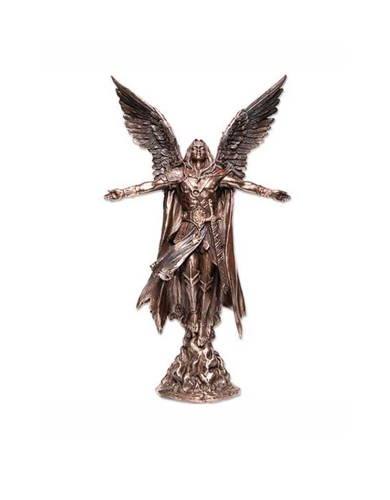 Ascending Angel Michael Statue - 6 2/7&quot; X 3 &quot; X 11 &quot;