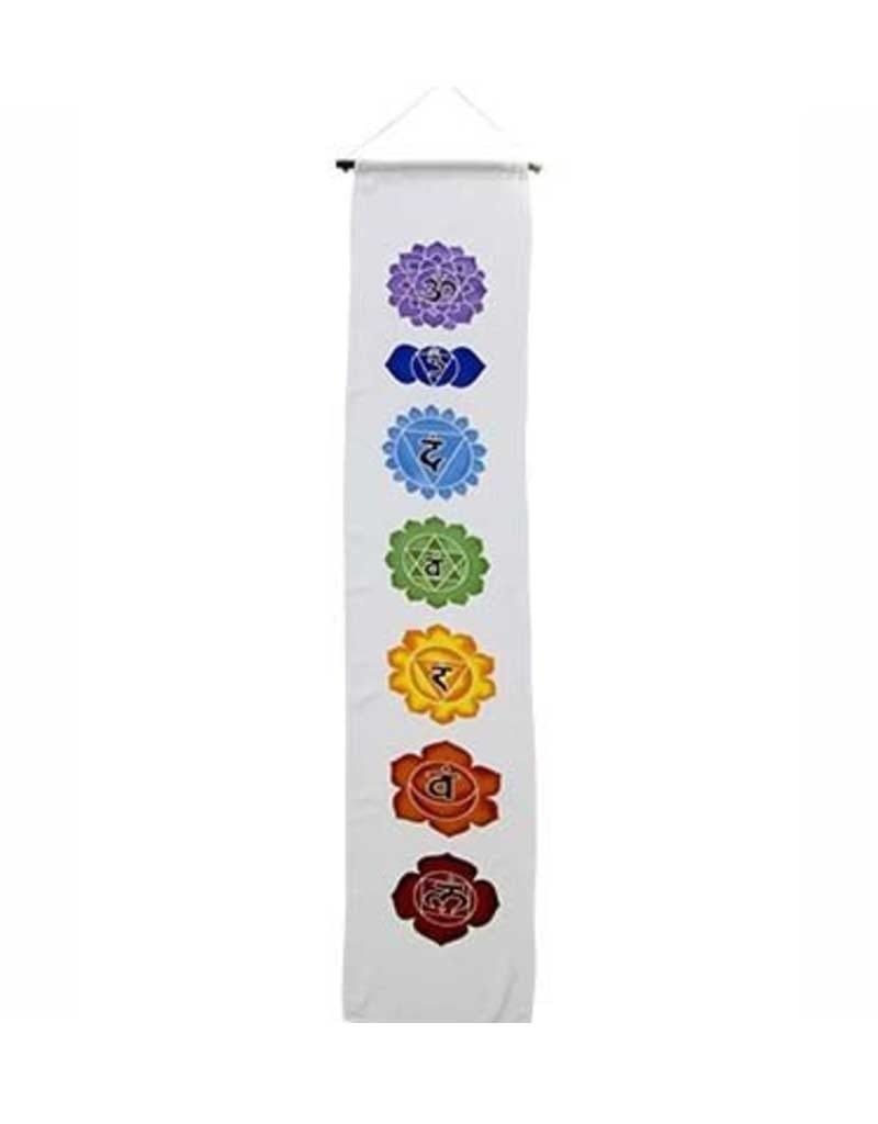 Chakra Banner 12&quot; x 62&quot; - White Background