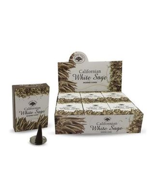 Californian White Sage GREEN TREE Incense Cones