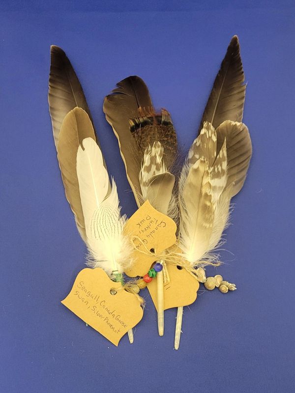 $20 Smudge Fan - Assorted Feathers Locally Made