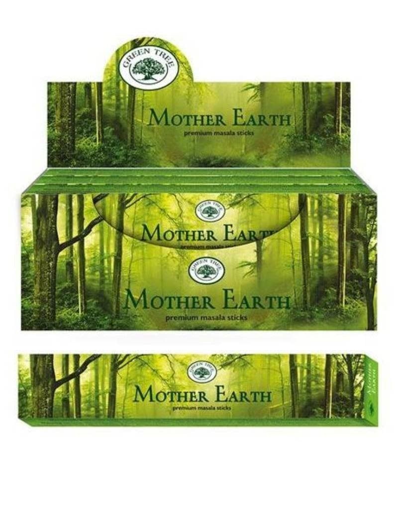 Mother Earth Green Tree Incense Sticks 15g
