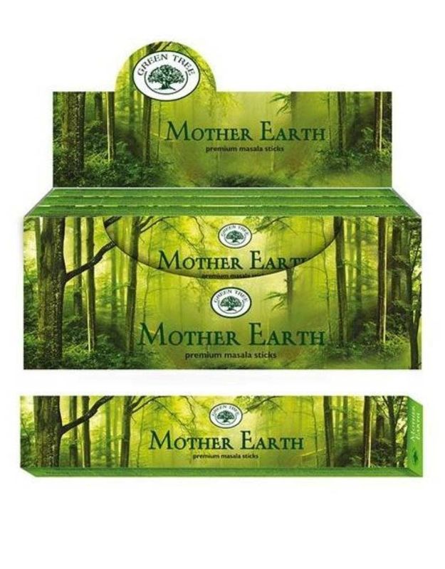Mother Earth Green Tree Incense Sticks 15g