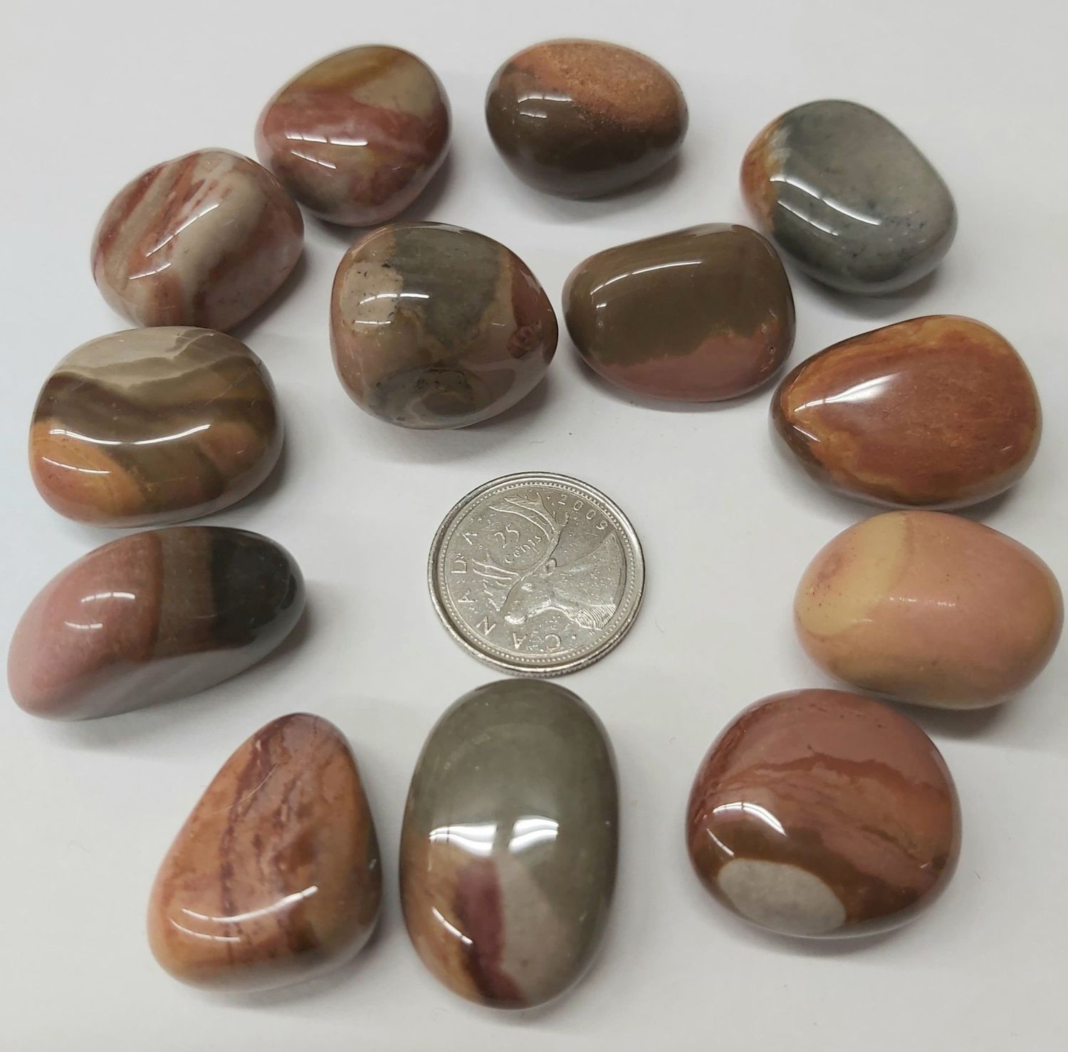 Polychrome Jasper Tumbled