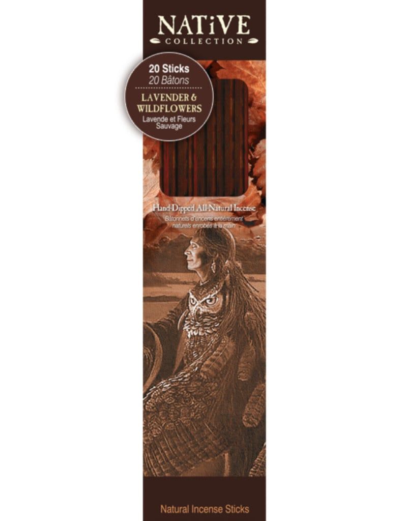 Lavender &amp; Wildflowers Native Collection Incense Sticks