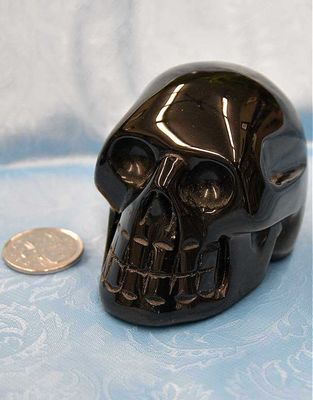 Black Obsidian Skull  3&quot;