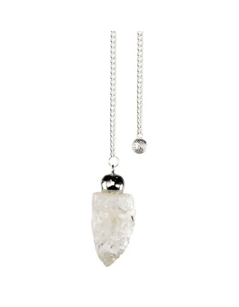 Clear Quartz Rough Pendulum