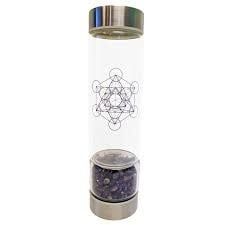 Amethyst Crystal Infuser Water Bottle 500 ml