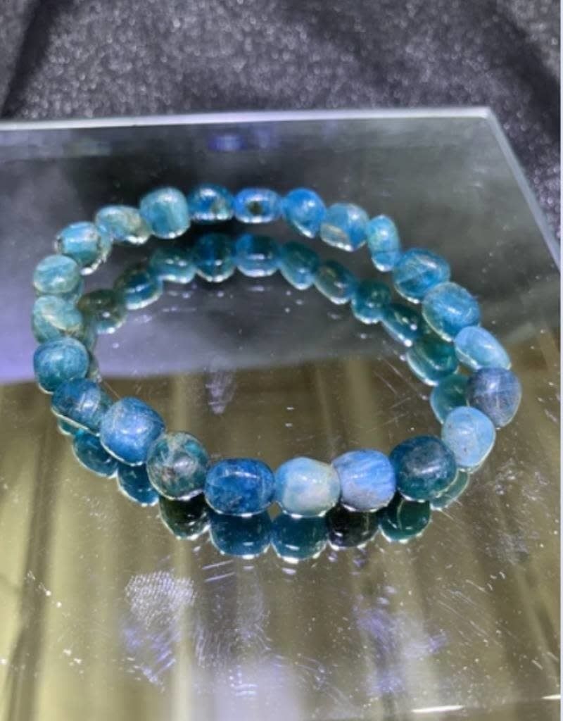 Blue Apatite Bracelet 8MM