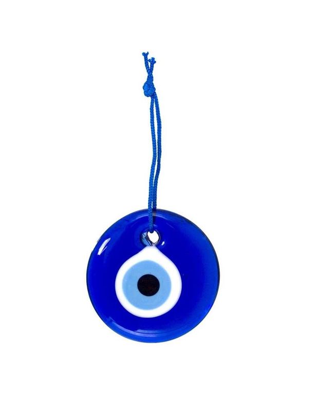 Glass Evil Eye Talisman - 2&quot; Dia