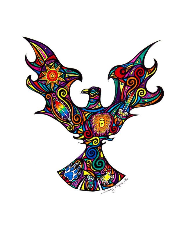 Tracey Rogers Art - Greeting Card - Warrior