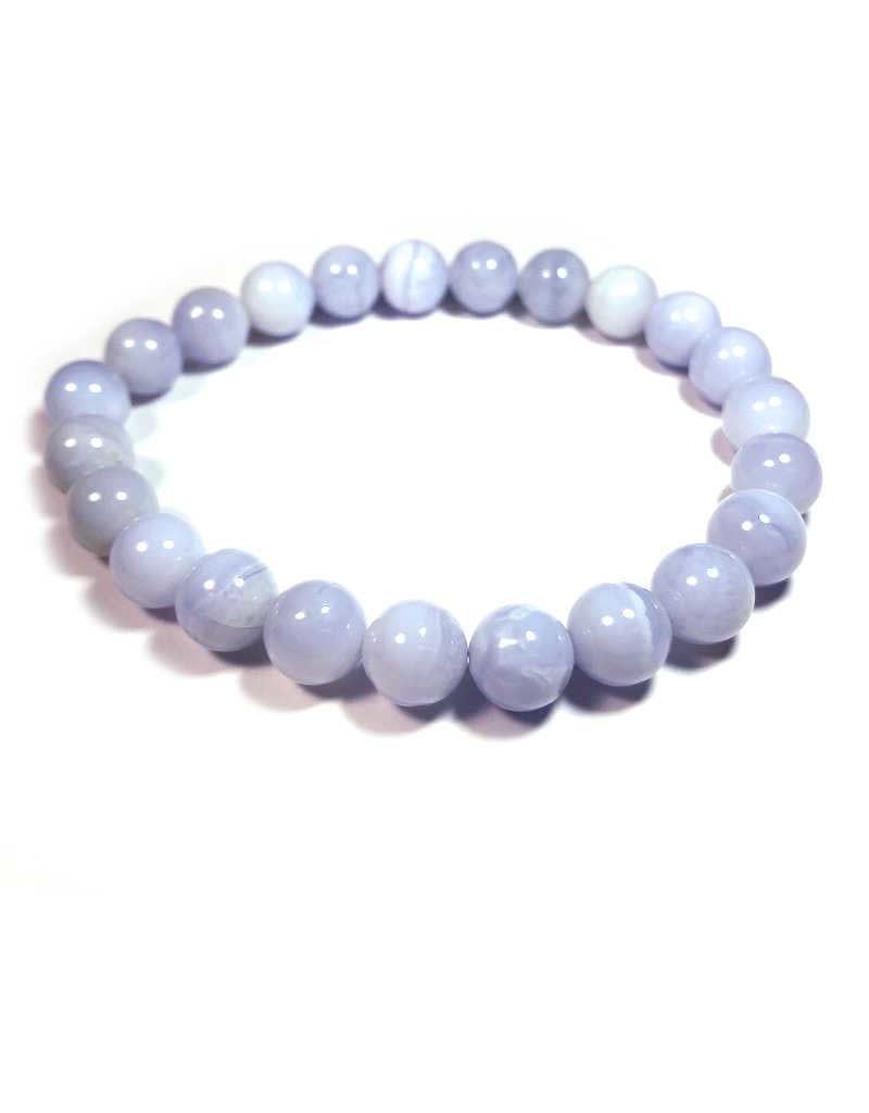 Blue Lace Agate Bracelet 8mm