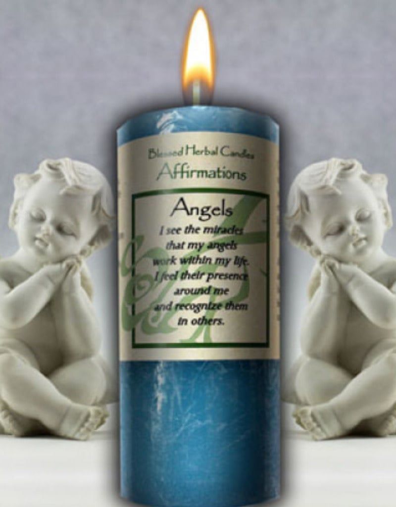 Blessed Herbal Candle - Angels