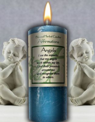 Blessed Herbal Candle - Angels