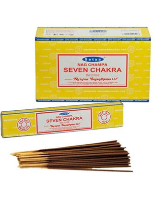 Seven Chakra SATYA Incense Sticks