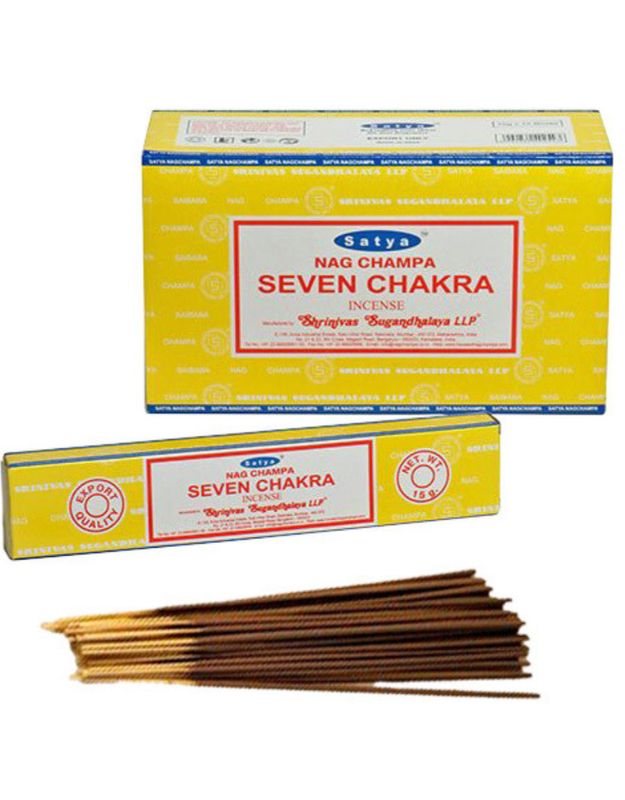 Seven Chakra SATYA Incense Sticks
