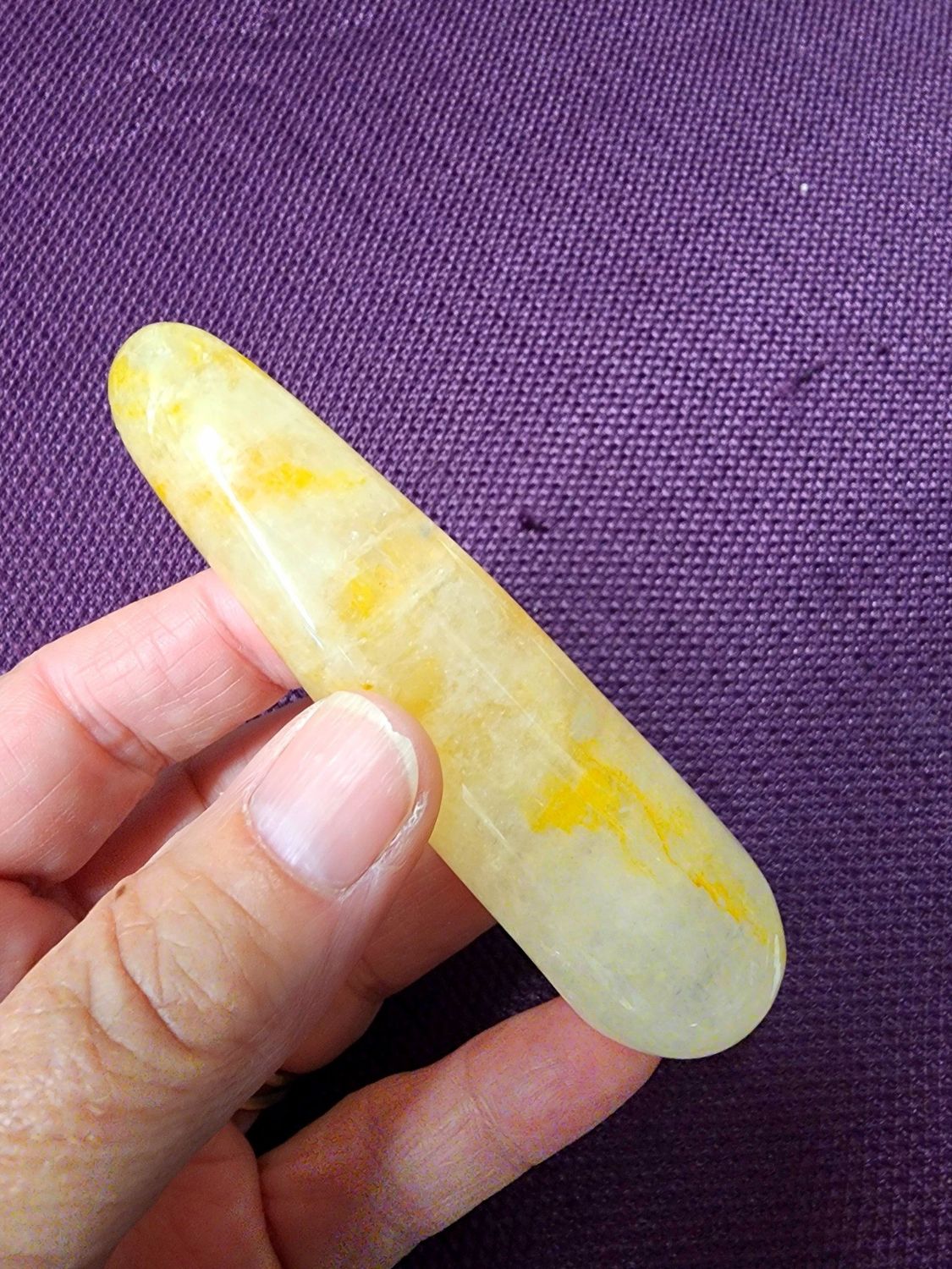 Golden Healer Quartz Wand  3.5&quot;