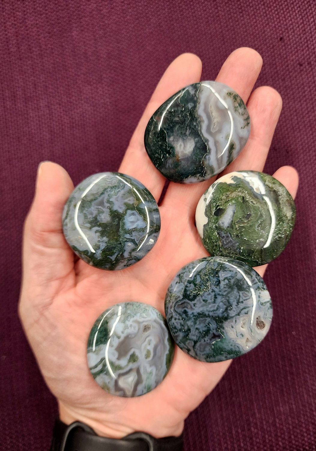 Moss Agate Earth Stone