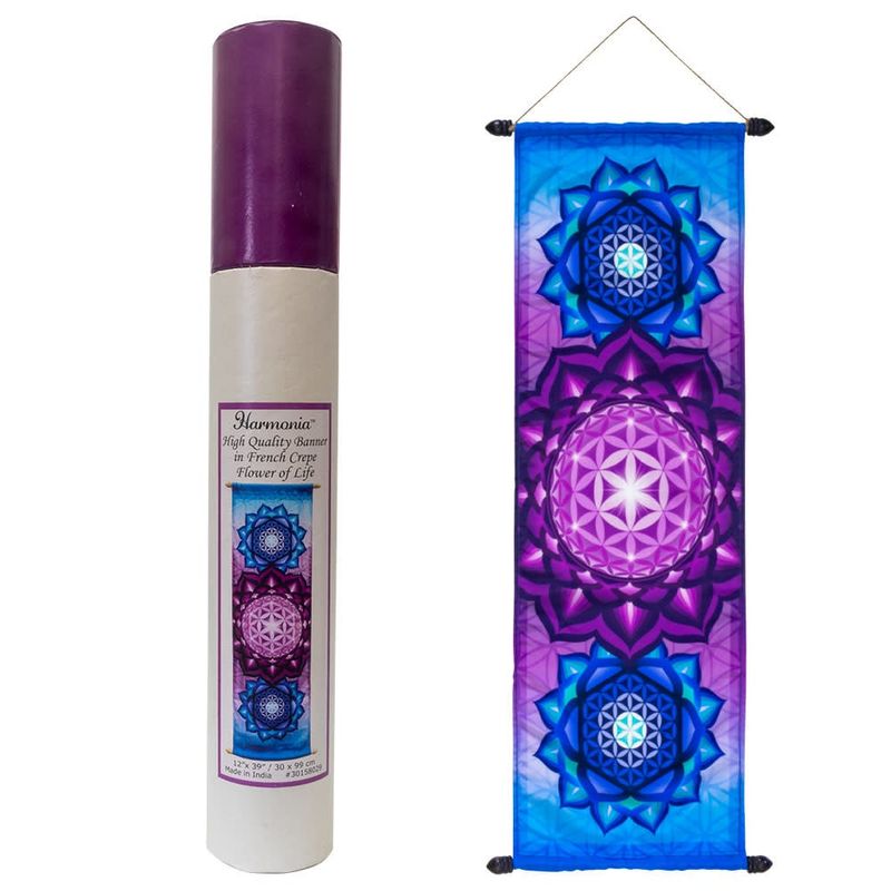 Flower of Life Banner -14″X36″