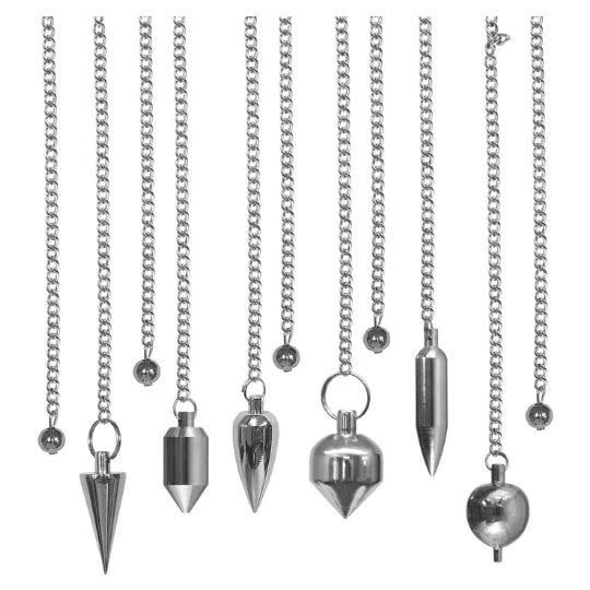 Assorted Silver Colour Metal Cone Pendulum