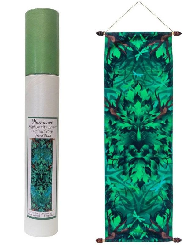 Green Man Banner -14″X36″