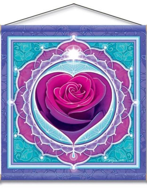 Open Heart Temple Banner 30&quot; x 30&quot;