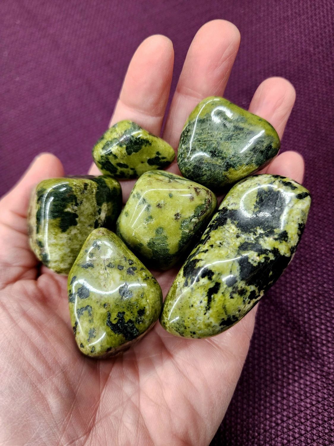 Jadeite Jade  Tumbled