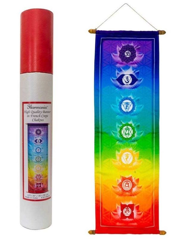7 Chakras Banner -14″ x 36″