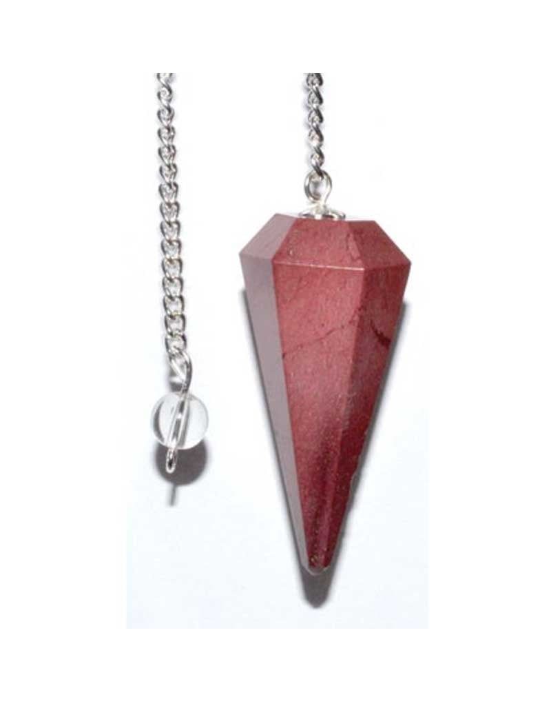 Mookaite Faceted Pendulum