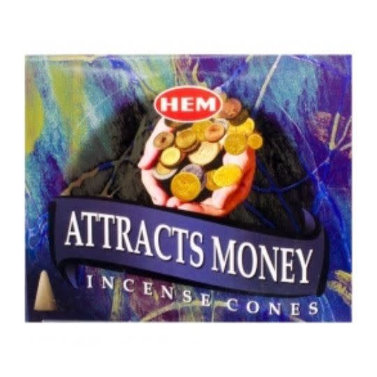 Attracts Money HEM Incense Cones