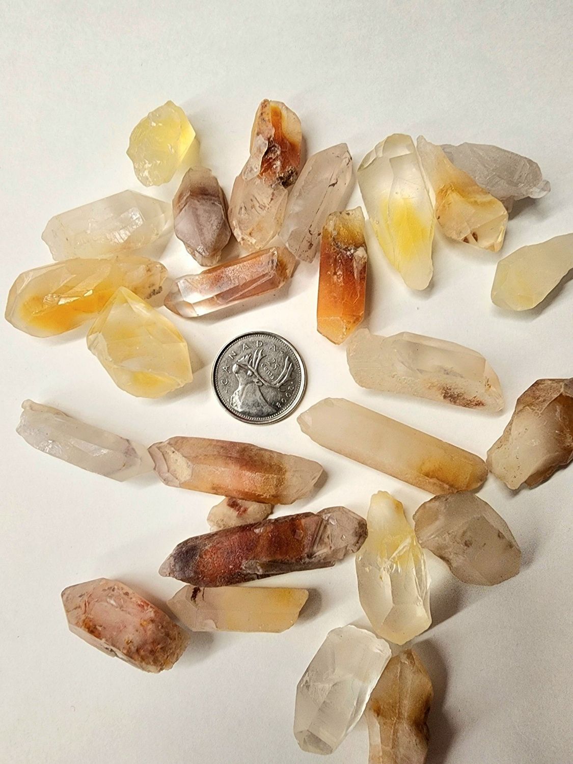 Angel Phantom Quartz Natural Points (Amphibole Quartz)
