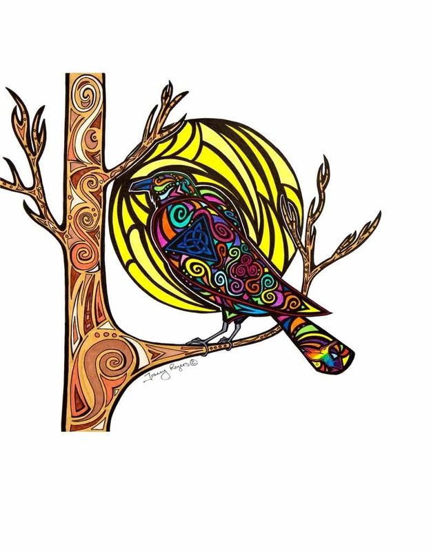 Tracey Rogers Art - Greeting Card - Wings of Joy