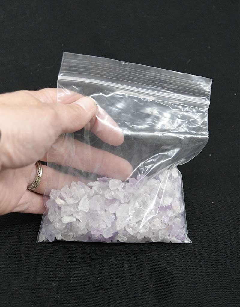 Crushed Crystal Chips - Amethyst 100 gram