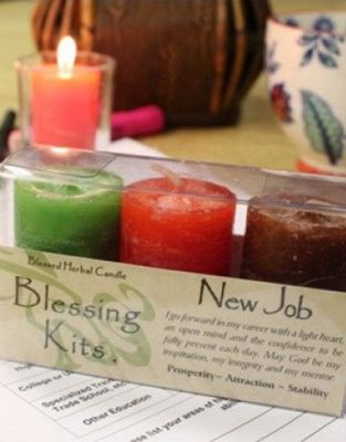 Candle Blessing Kits - New Job
