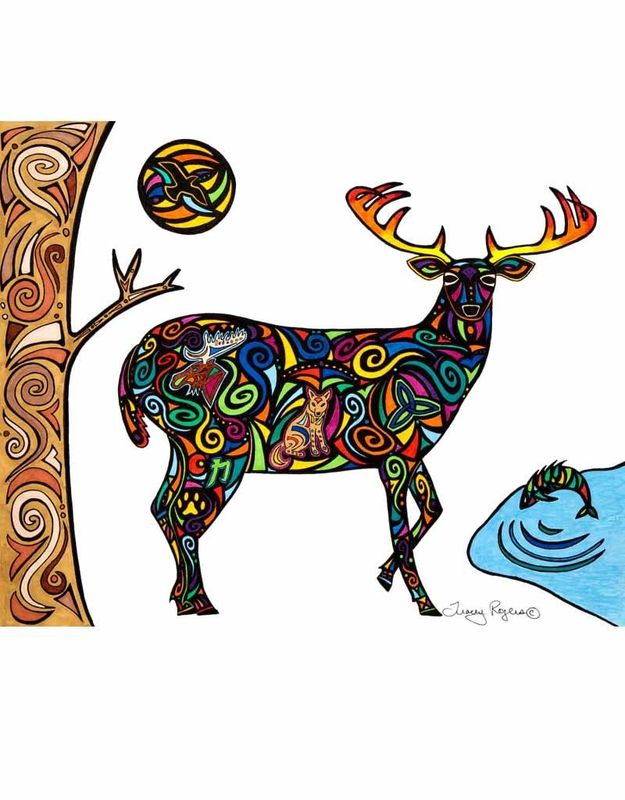 Tracey Rogers Art - Greeting Card - Gentle Love
