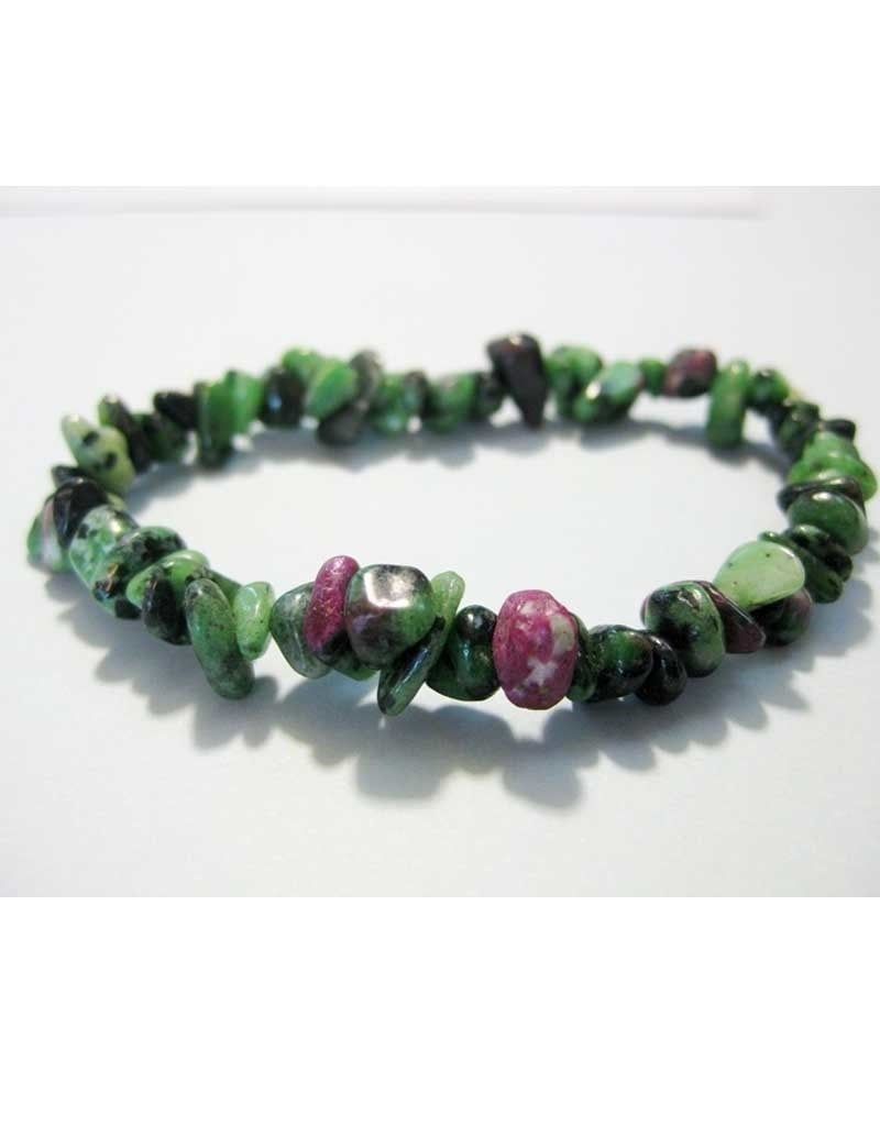 Ruby Zoisite - Chip Bracelet