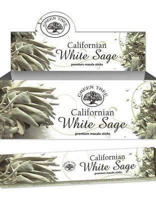 Californian White Sage Green Tree Incense Sticks