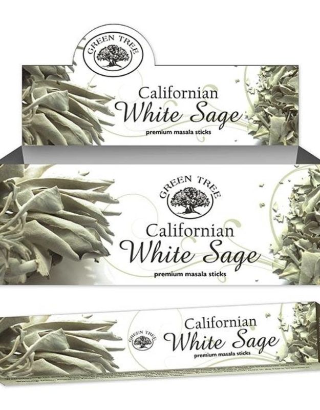 Californian White Sage Green Tree Incense Sticks