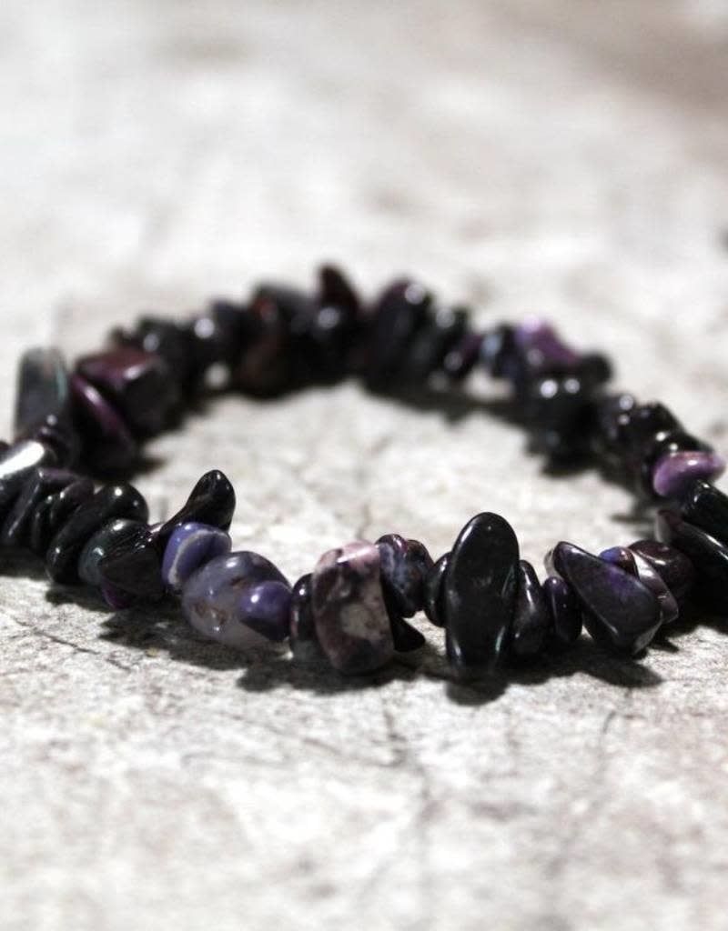 Sugilite Chip Bracelet