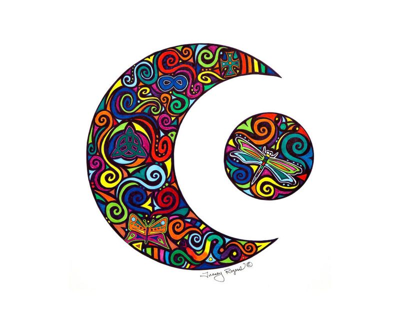 Tracey Rogers Art - Greeting Card - Osiris