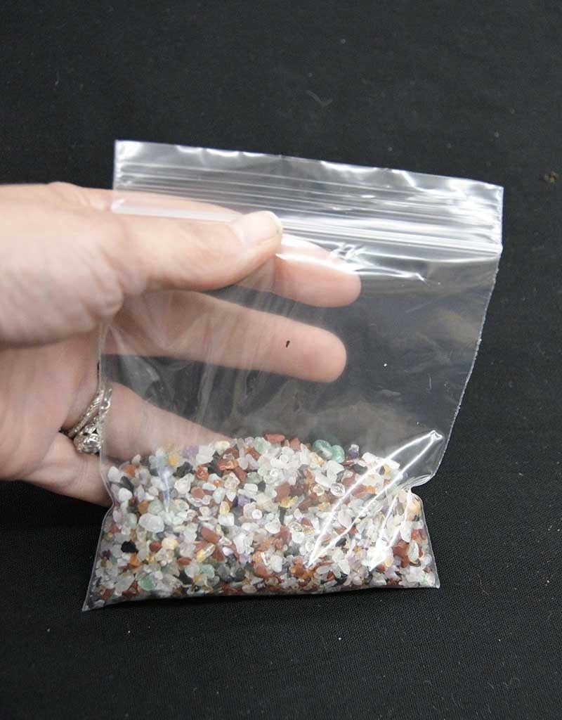 Crushed Crystal Chips - Mixed / Chakra 100gram