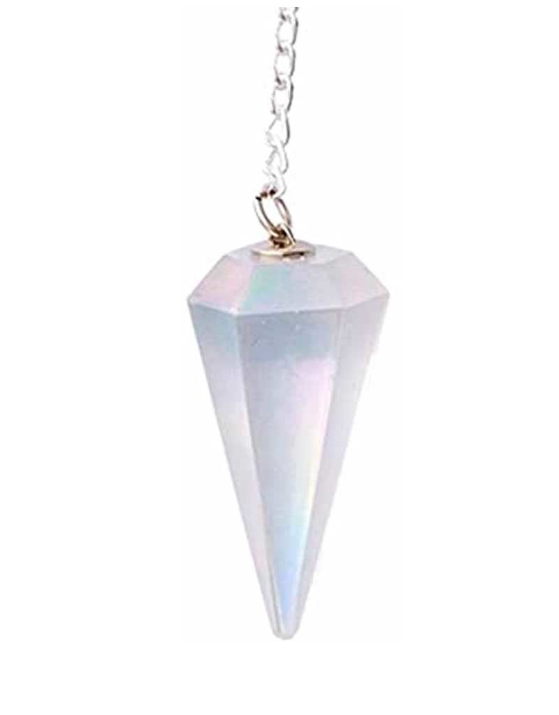 Angel  Aura Faceted Pendulum