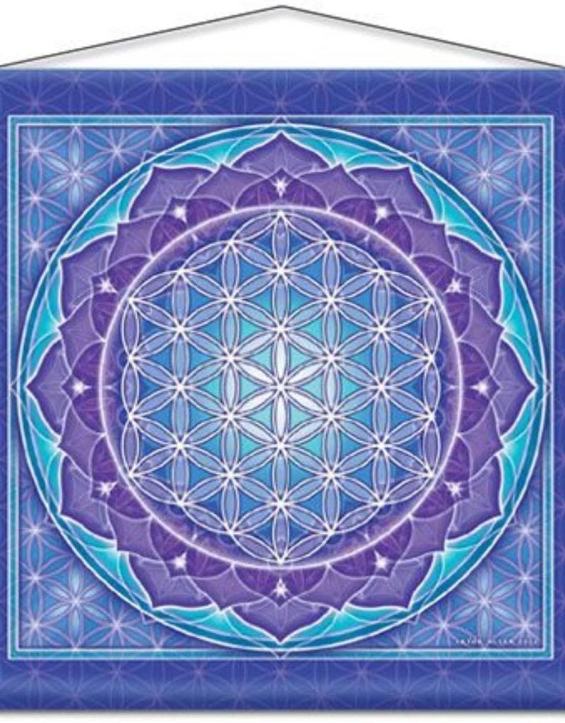 Flower of Life Meditation Banner 15&quot; x 15&quot;