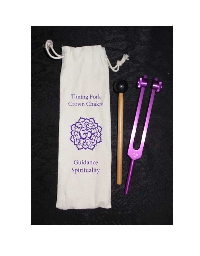 Crown Chakra (Purple)Tuning Fork - 8.5&quot;