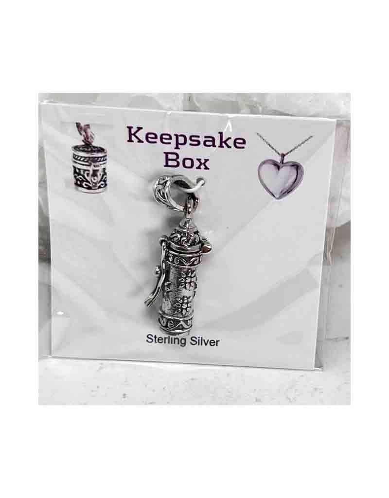 Keepsake Chambered Tube 1.3&quot; Sterling Silver Pendant